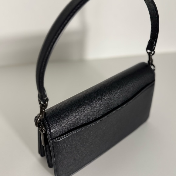 COACH Tabby in Black Leather Shoulder Bag - Picture 3 of 14